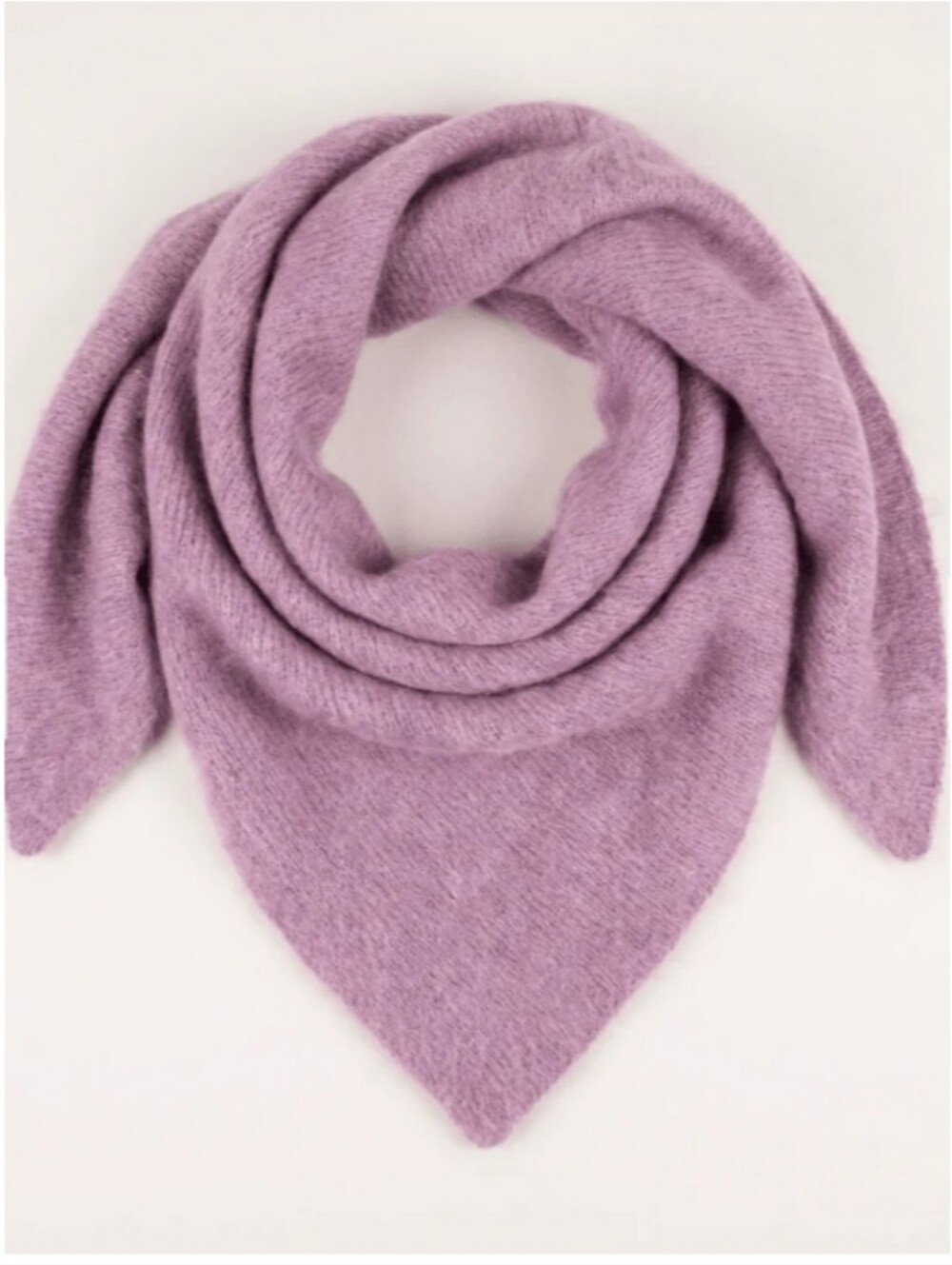 Pure Brushed Luxury Cashmere Triangle Head Scarf
